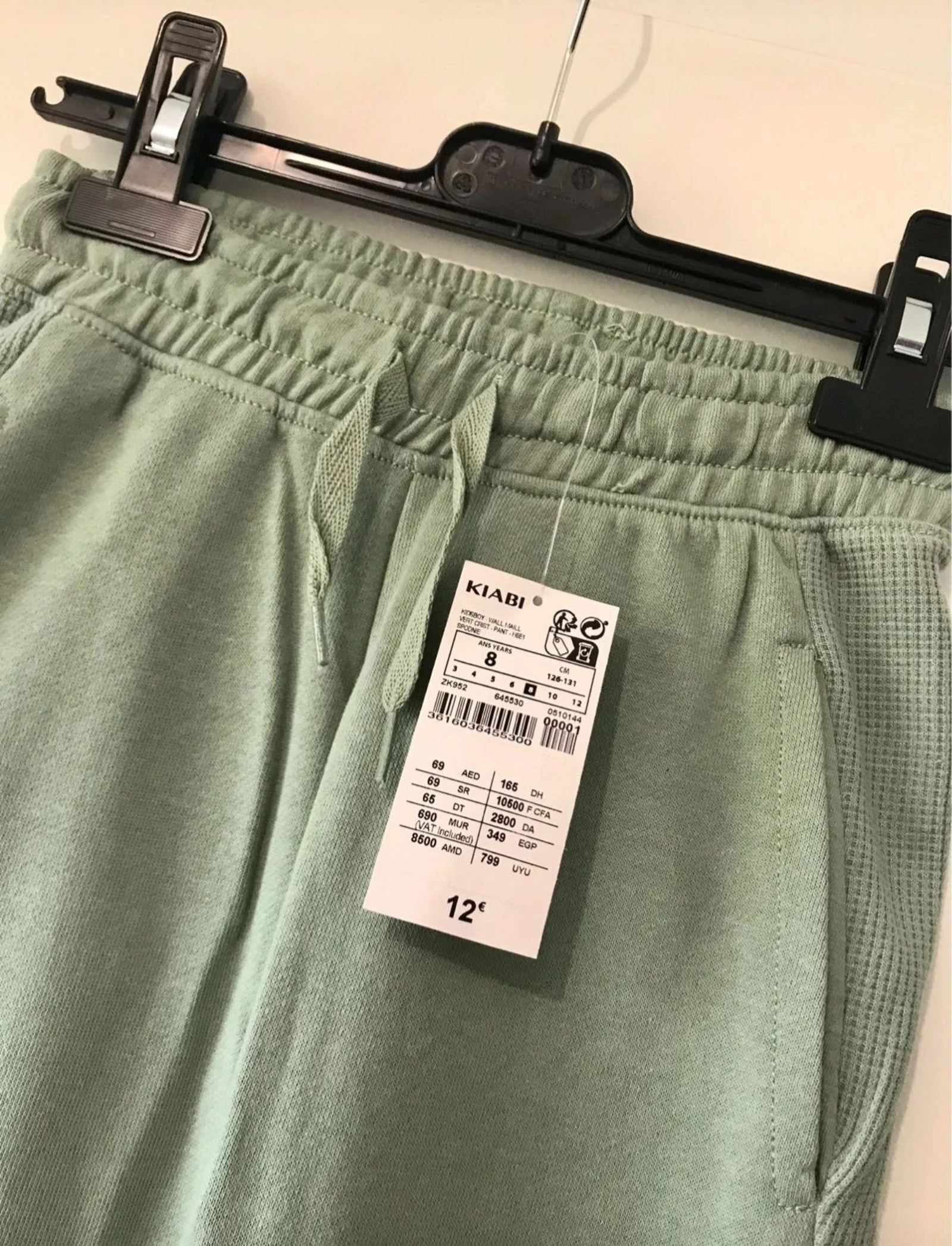 💚Pantalón de jogging verde agua- 8 años - NUEVO con etiqueta 💚 – photo 3